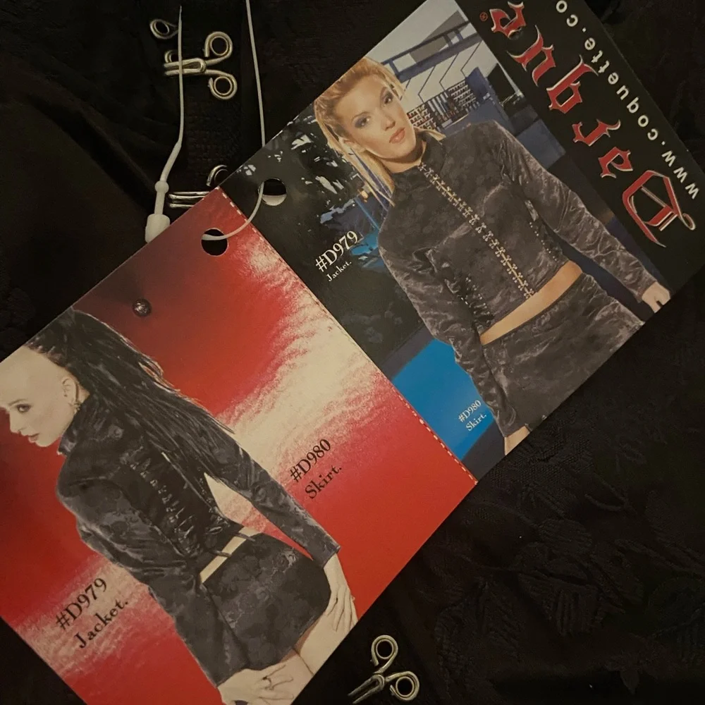 Coquette black Brocade jacket Medium NWT - Picture 8 of 14